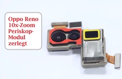 Periscope zoom module used in the Oppo Reno