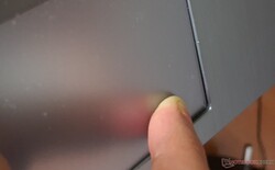Touchpad can be pressed down very far