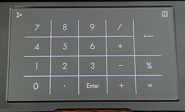 Clickpad with digital calculator