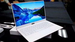 The upcoming Dell XPS 13 shown in pristine Alpine White. (Source: TechRadar)