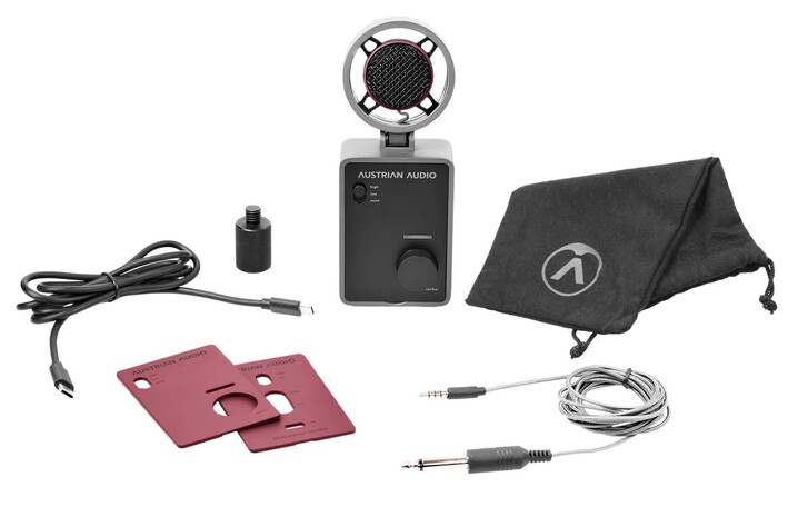 The MiCreator Studio and included accessories (Image Source: Austrian Audio)