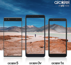 Alcatel 5, 3V, 1X Android handsets coming February 2018 (Source: Alcatel USA)