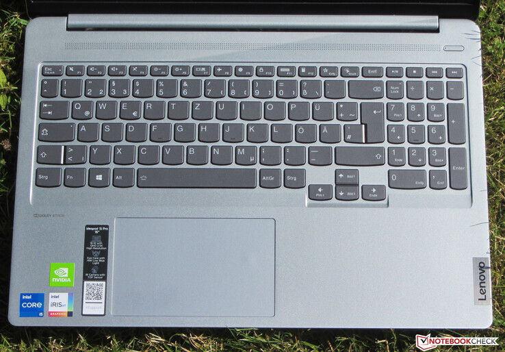 Input devices of the IdeaPad 5 Pro