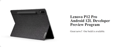 Lenovo announces a new Tab P12 Pro initiative. (Source: Lenovo)