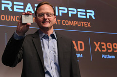 Jim Anderson was the face of many product launches for AMD, such as Threadripper 2. (Source: Tech Report)