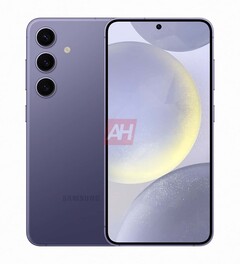 Samsung Galaxy S24 in the Cobalt Violet colorway (Image source: Android Headlines)