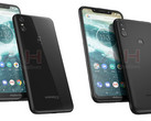 The Motorola One on the left, and the Motorola One Power on the right. (Source: Android Headlines)