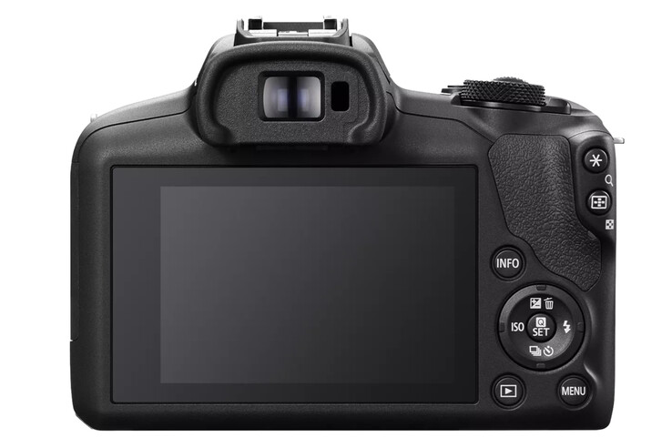 Canon's EOS R100 has a very basic interface, potentially making adjusting settings a bit of a pain. (Image source: Canon)