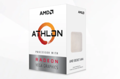 The AMD Athlon 3000G is now available and the unlocked multiplier makes it a strong budget contender. (Source: AMD)