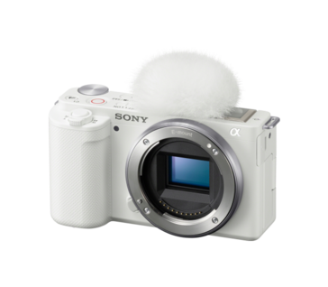 The ZV-E10 also comes in white this time... (Source: Sony)