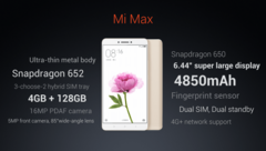 The original Mi Max. Its successor probably won&#039;t look much different. (Source: Android Pure)