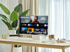 The Monitor M8 series will start next month. (Image source: Samsung)