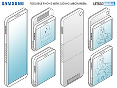 Samsung&#039;s next foldable could be an updated clamshell smartphone. (Source: Letsgodigital)