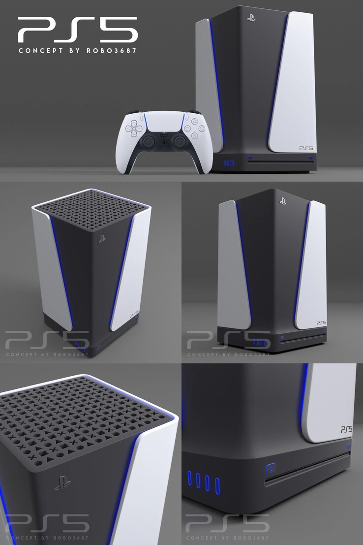 PlayStation 5 concept design. (Reddit - u/robo3687)