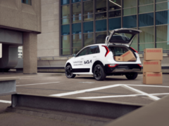 The Kia Niro EV Cargo has been revealed in the Netherlands. (Image source: Kia)