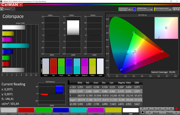 CalMan color space (sRGB)