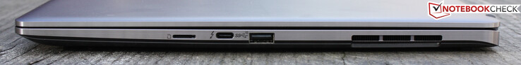 microSD (UHS-III), Thunderbolt 4 with DisplayPort, USB 3.2 Gen 2 (SuperSpeed 10 Gbps)