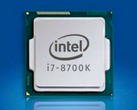 The i7-8700K is expected to be released in October for around US$450. (Source: Intel)