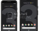The two phones shown in the new 