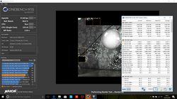 The IdeaPad 720 performed consistently in Cinebench R15.