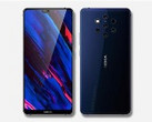 A new render shows a supposedly Nokia smartphone with a fascinating multi-camera layout. (Source: antutu.com)