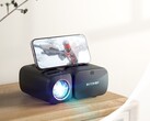 The BlitzWolf BW-V3 Mini LED Projector can throw images up to 120-in (~305 cm) wide. (Image source: BlitzWolf)