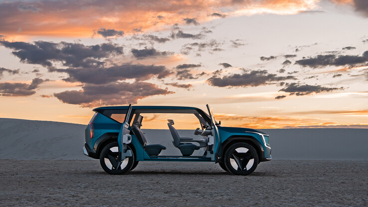 The Kia Concept EV9 SUV. (Image source: Kia)