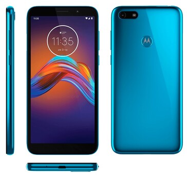 The Moto E6 Play has a new Turquoise Blue colorway, at least. (Source: XDA)