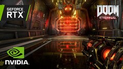 Doom Eternal on PC will receive a visual makeover with ray-traced reflections and DLSS upscaling (Image source: NVIDIA)