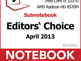 Notebookcheck's Best of April 2013 - Notebooks and Convertibles