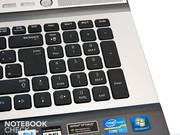 The number pad also found a place.