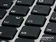 You can type well on the large keys.