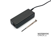 The adapter is nice and small and handy, but it's also undersized.