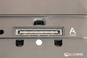 There is a port for a docking station installed.