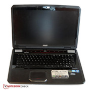 The MSI GT780DX comes in an aluminum case.
