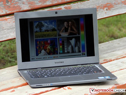 Matt display outdoors