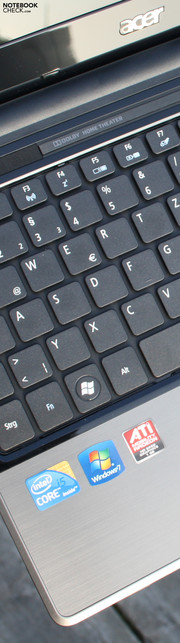Acer Aspire TimelineX 3820TG: Important Stickers. Don't dare take them off!