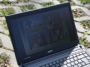 Outdoors - left, direct sunlight