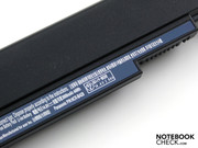 The small battery only has a capacity of 44 watt hours.