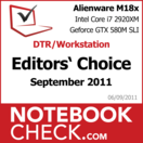 Award Gaming notebook of September 2011