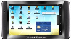 Archos 70 Internet tablet now shipping
