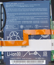 The battery capacity is 36.4 Wh.