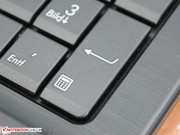 Matching to that, the keyboard proves to have a strong feedback.