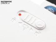 The battery is held firmly in place by two small bolts.
