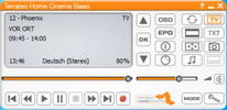 Control Center of the Home Cinema Software