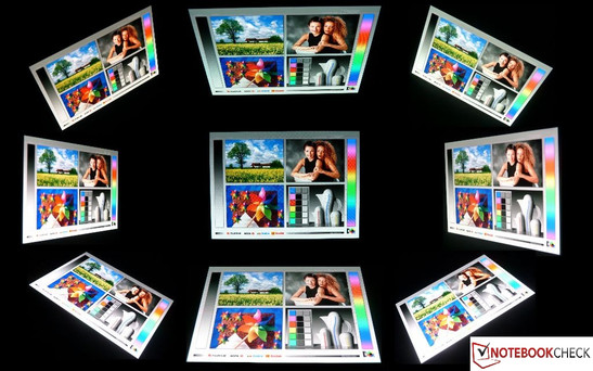 Viewing angles: Samsung Galaxy Note N7000