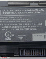 ...and has a storage capacity of 48 Wh.