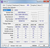 System info CPU-Z SPD 3
