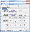 Systeminfo CPUZ RAM SPD