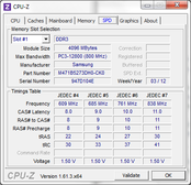 Systeminfo CPUZ RAM SPD